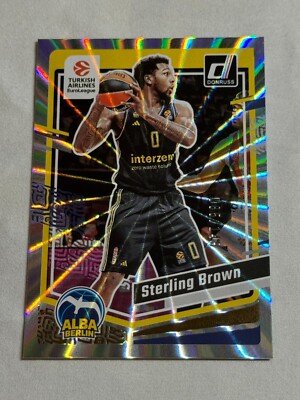 2023-24 Donruss Euroleague Holo Laser Sterling Brown /149 #26 Alba Berlin