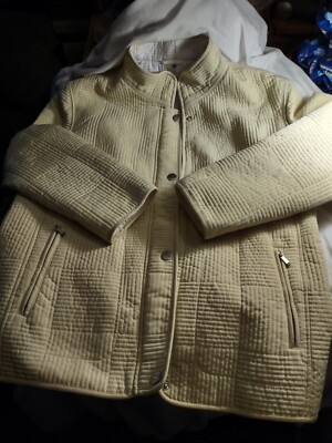 Gallery Cream Yellow Jacket New XL