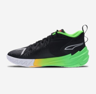 New Puma Scoot Zeros 2K Shoes - Black/ Fluo Green (309841-01 