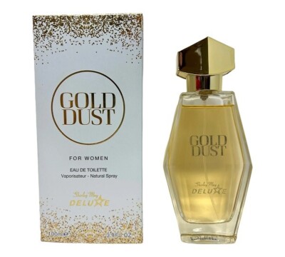 GOLD DUST women's designer EDT perfume 3.4 oz by SHIRLEY MAY DELUXE