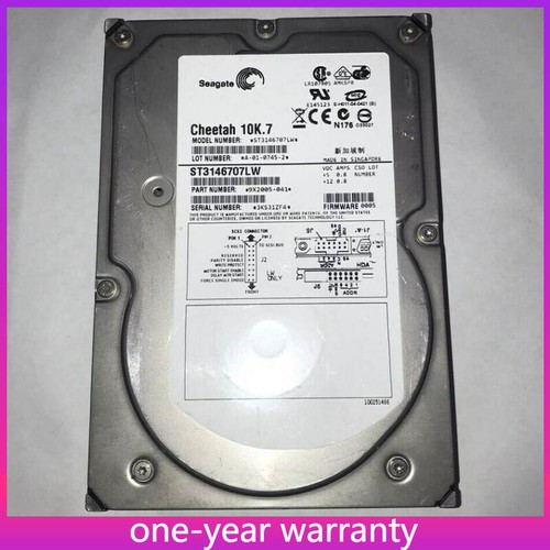 SEAGATE 146GB ST3146707LW U320 10K.7 SCSI 68PIN HARD DRIVE