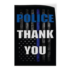 Door Decals Vertical Vinyl Stickers Multiple Sizes Support Police Thank You