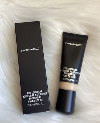 MAC Pro Longwear Nourishing Waterproof Foundation ~ NC12 ~ 25ml/0.84oz NIB