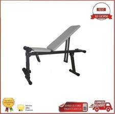 Panca Regolabile Palestra Piana Multifunzione Inclinata Pesi Addominali Fitness!