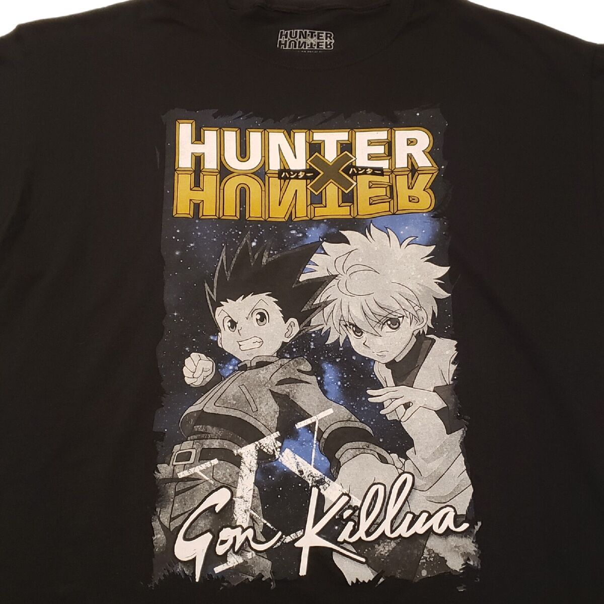 Hunter x Hunter Mens Killua Black Shirt New S, M, L, XL