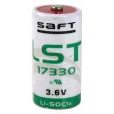Saft LST17330 - 2/3 AA Size 3.6 Volt Li Lithium Battery Cell 