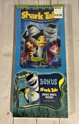 Shark Tale - 2005 Dream Works DVD Plus Shark Tale Jr. Novel - New Sealed - Rare