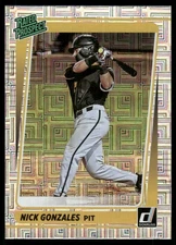 2021 Donruss Rated Prospects Vector #6 Nick Gonzales - BB