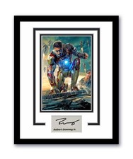 Iron Man Robert Downey Jr. Autographed Signed 11x14 Framed Photo ACOA Iron Man Robert Downey Jr. Autographed Signed 11x14 Framed Photo ACOA
