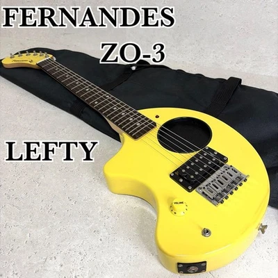 Guitare électrique Fernandes ZO-3 jaune gaucher 6 cordes - Photo 1/4