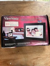 ViewSonic 10.2" Digital Photo Frame VFD1027W-11 1024x600 Res w/ Remote NIB Box
