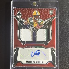 🔥🔥Panini Phoenix Rps Dual Rookie Patch Auto Matthew Golden Red /99🔥🔥