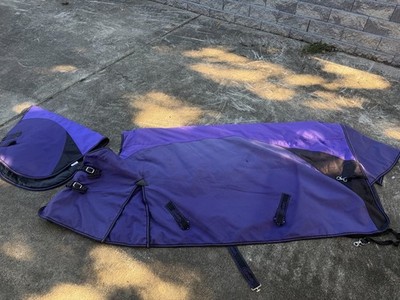 84  Pessoa Heavyweight Turnout Blanket w/ Hood