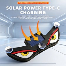 Solar Demon Eye Led Car Neon Light Usb Rechargeable Ambient Breathing Lamp Solar Demon Eye Led Car Neon Light Usb Rechargeable Ambient Breathing Lamp