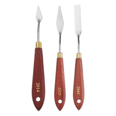 3Pcs Palette Knife Type B, 17.5/20.4/20.7cm Long Palette Knives