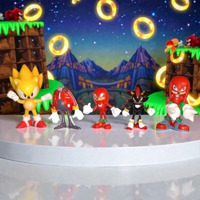 Jakks Pacific SEGA Super Sonic 3'' Articulated Figure Knuckles Sega Figure & More