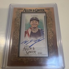 Topps. 2020 Allen & Ginter's Nyjah Huston Autograph #MA-NHO Skateboarding Insert