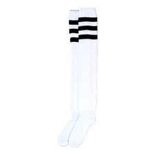 American socks Ultra High Old School, Triple Bandes Noir