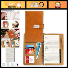 Password Book with Alphabetical Tabs & Lock - 302 Pages Leatherette Logbook, Ref