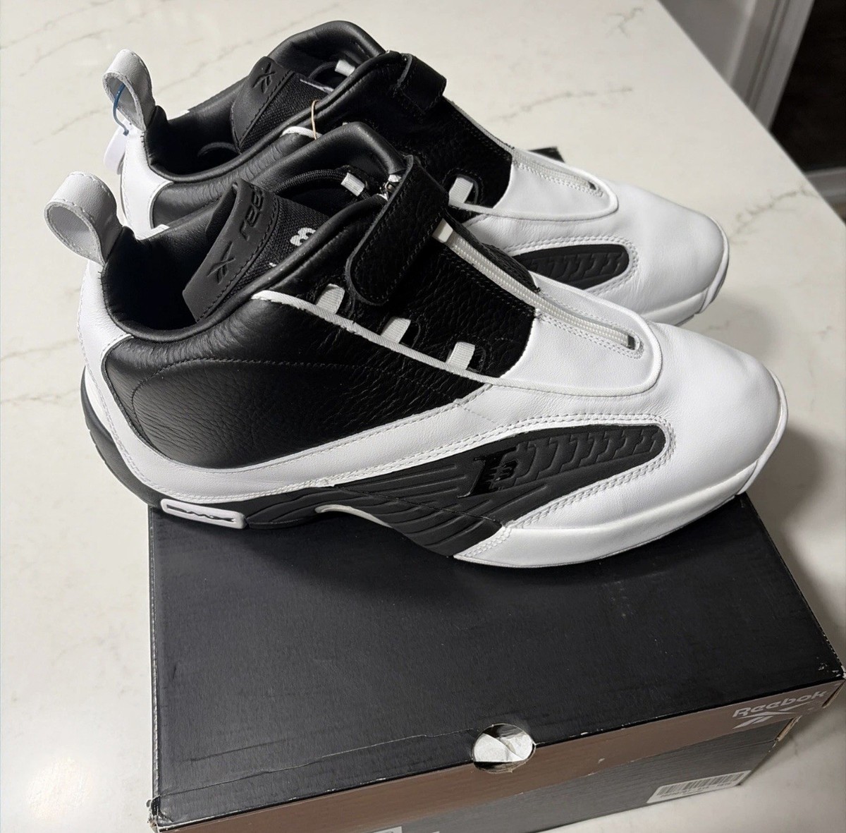 Reebok ANSWER IV.V　26cm Reebox Answer IV Allen Iverson White/ Black Size 12 NEW | eBay