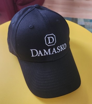 Damasko black cotton twill adjustable baseball cap hat - BRAND NEW and UNWORN!