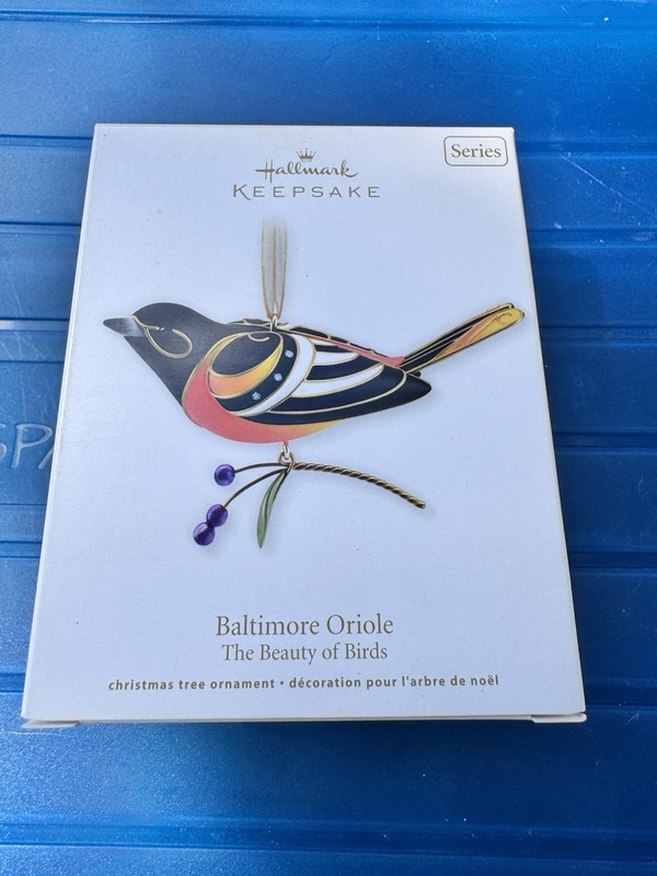 Hallmark Keepsake 2011 The Beauty Of Birds Baltimore Oriole Ornament New