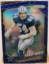 2025 Panini Prizm Randy White Black & Blue Checker Cowboys