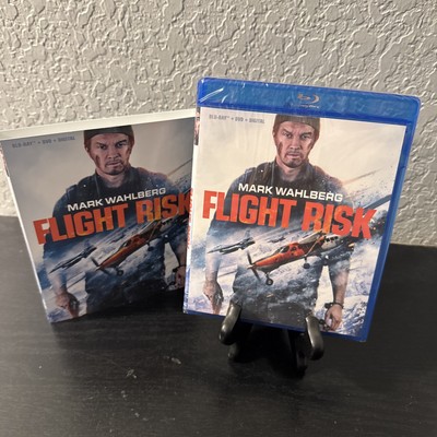 Flight Risk (Blu-Ray, DVD, Digital, 2025) New Sealed! W/Slipcase