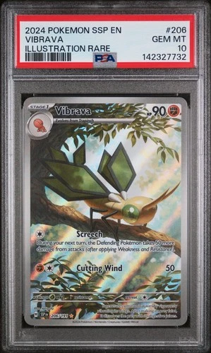 Vibrava 206/191 - Sv08: Surging Sparks Holo (PSA 10)