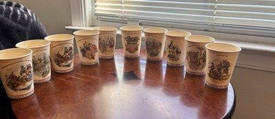 American Bicentennial 1776-1976 Vintage Dixie Cups , 10 Total. 