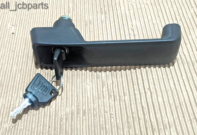 Jcb Telehandler Cabin Handle Exterior Door With 2 Keys (Part