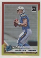 2019 Panini Donruss Optic Rated Rookie Red & Yellow Prizm Easton Stick #189 0v2