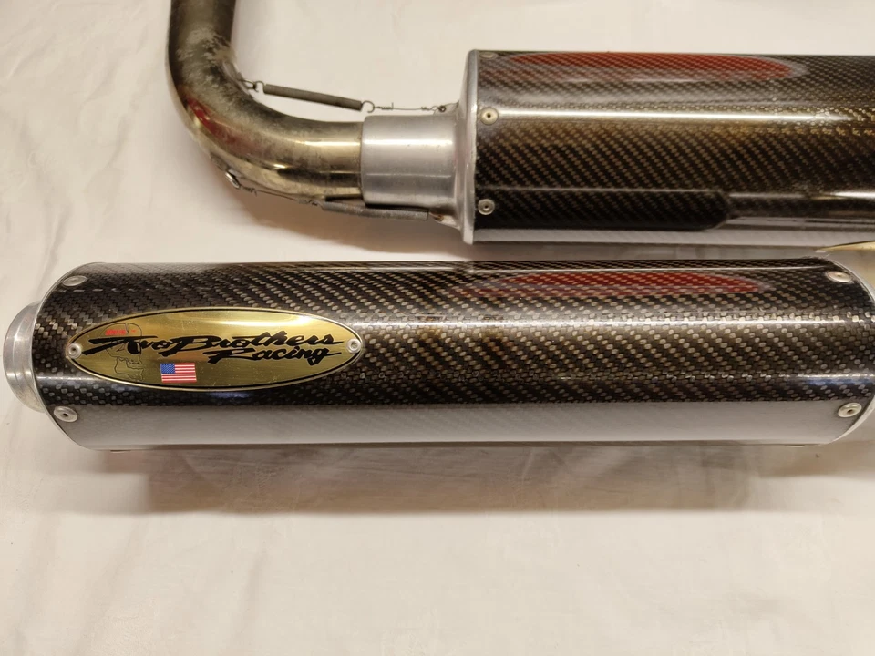 Ducati 916 748 996 998 Two Brothers Racing carbon cans. 45mm - Image 2 of 4