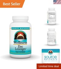 Trusted Wellness Zinc Lozenges - 60 Count for Adult Immune Support - Made in USA