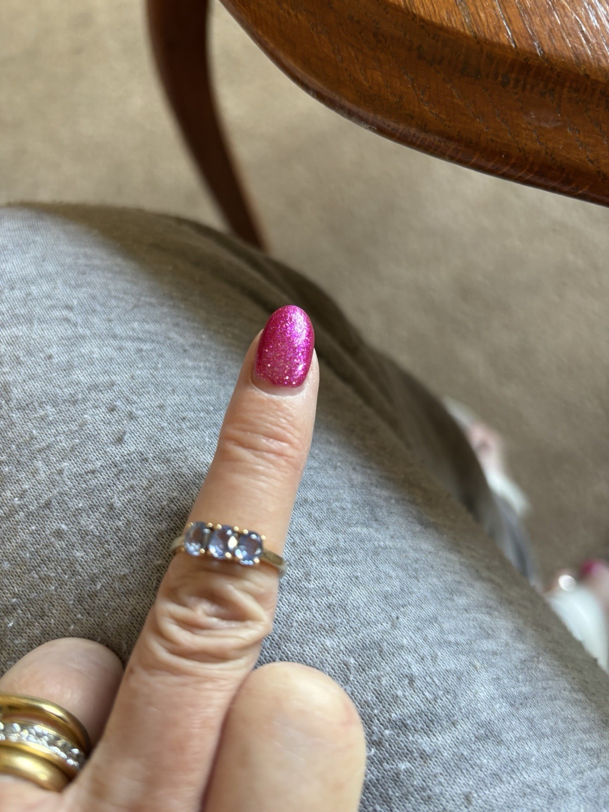 Sapphire/topaz blue  Ring