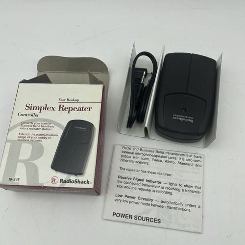 Regolatore ripetitore vintage Radio Shack Simplex - #19-345 per prosciutto o palmare NOB - Foto 5 di 10