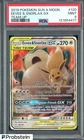 2019 Pokemon Sum & Moon Team Up #120 Eevee & Snorlax GX PSA 9 MINT