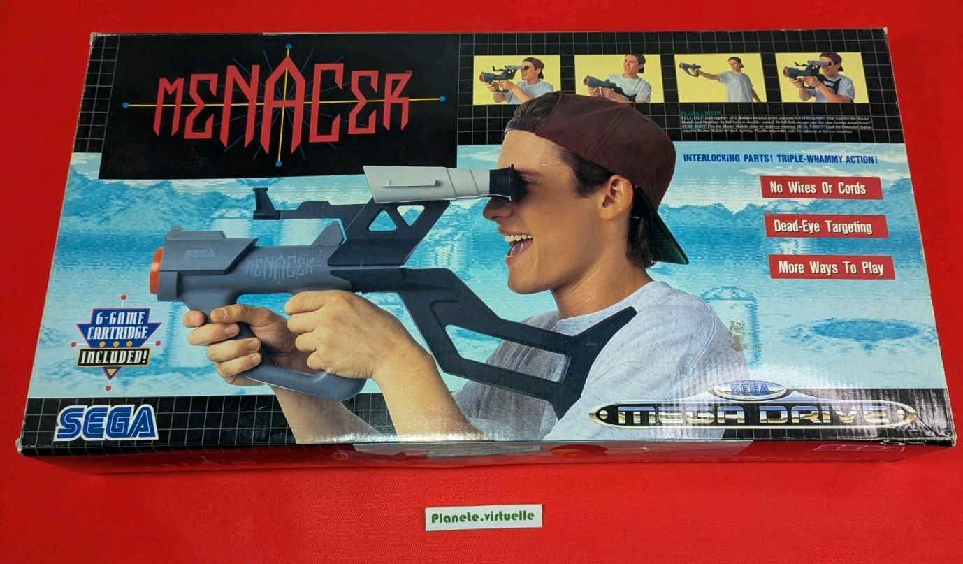 PISTOLET GUN MENACER  SEGA  MEGADRIVE 🌟 