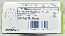 LEVITON OSFHU-ITW High Bay Occupancy Sensor, 120-277V, NEW
