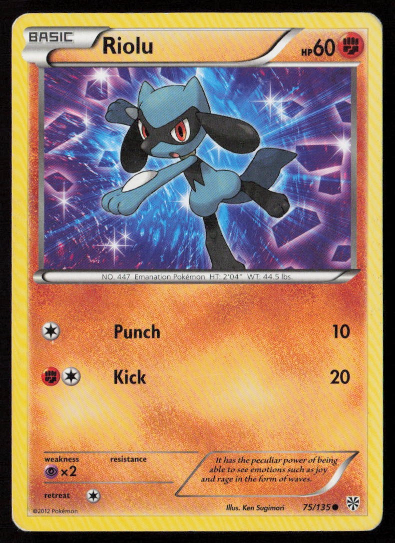 Plasma Storm #75/135 Riolu (75)