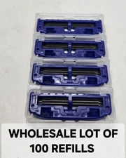 100 Kirkland Signature Triple Blade Refill Cartridges. 25x4 Cartridges 
