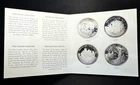 Four (4) 2020-2023 Texas Mint Revolution Series 1 oz Silver Rounds, Complete Set