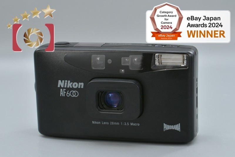 Nikon AF600 Black 35mm Point & Shoot Film Camera [Very Good