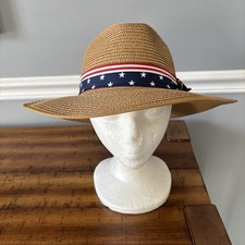 Steve Madden Ladies Sun Hat Stars, And Stripe...