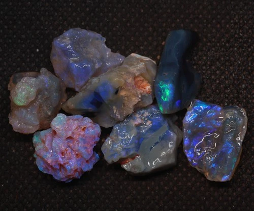 Australia Natural LIGHTNING RIDGE OPAL Specimen Rough Lot 56.00cts