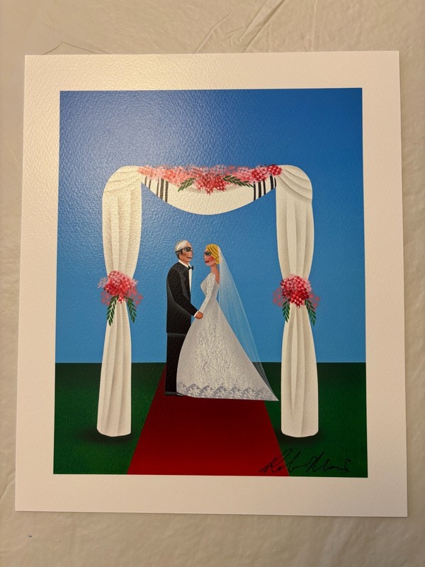 Robin Morris Jewish Wedding Print "The Chuppah"