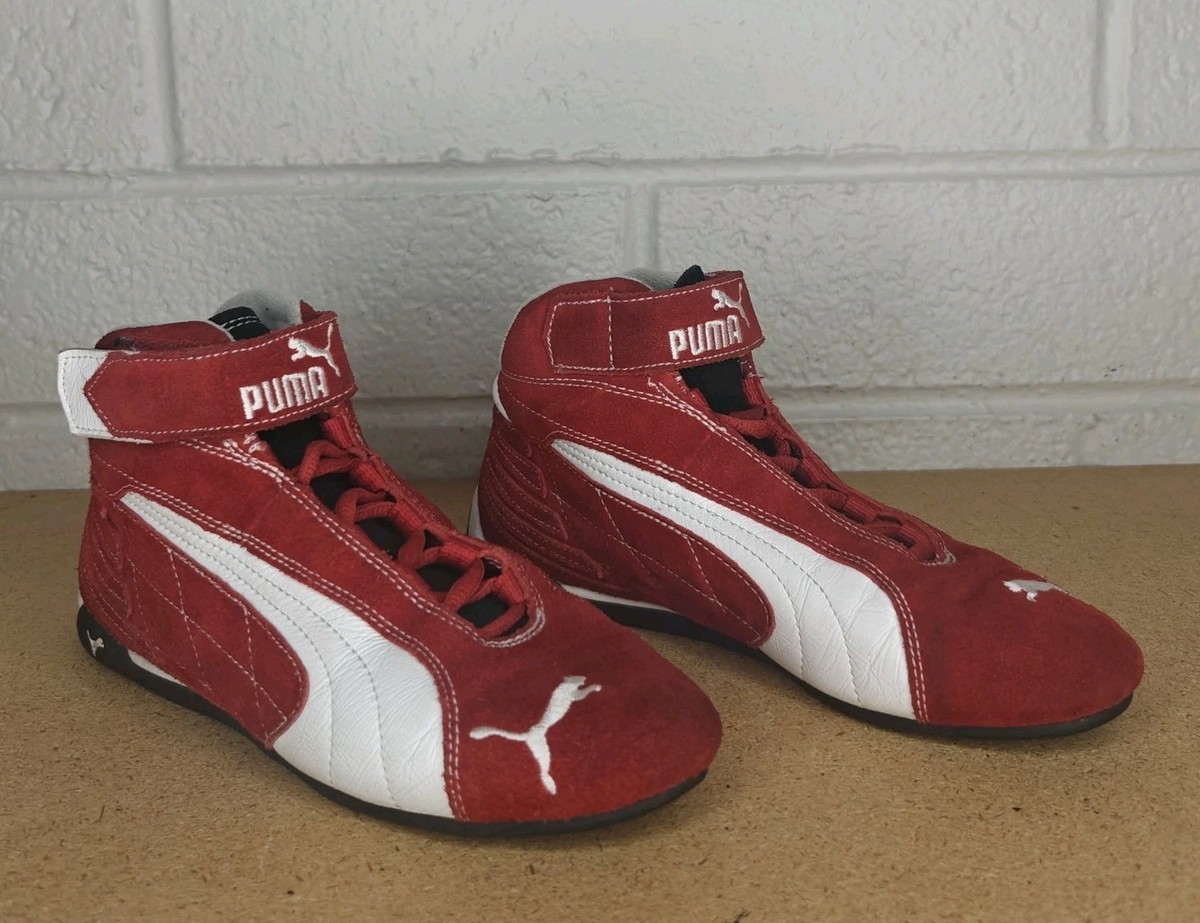 Puma Vintage Suede Hi-Top Repil Speed Cat 2000s Y2K Racing Mens