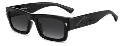 Dsquared2 Sonnenbrille ICON 0027/S 807/9O Schwarz Grau Herren 