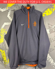 Netherlands Vintage Training Double Sided Football Soccer Jacket Nike Men L ig93