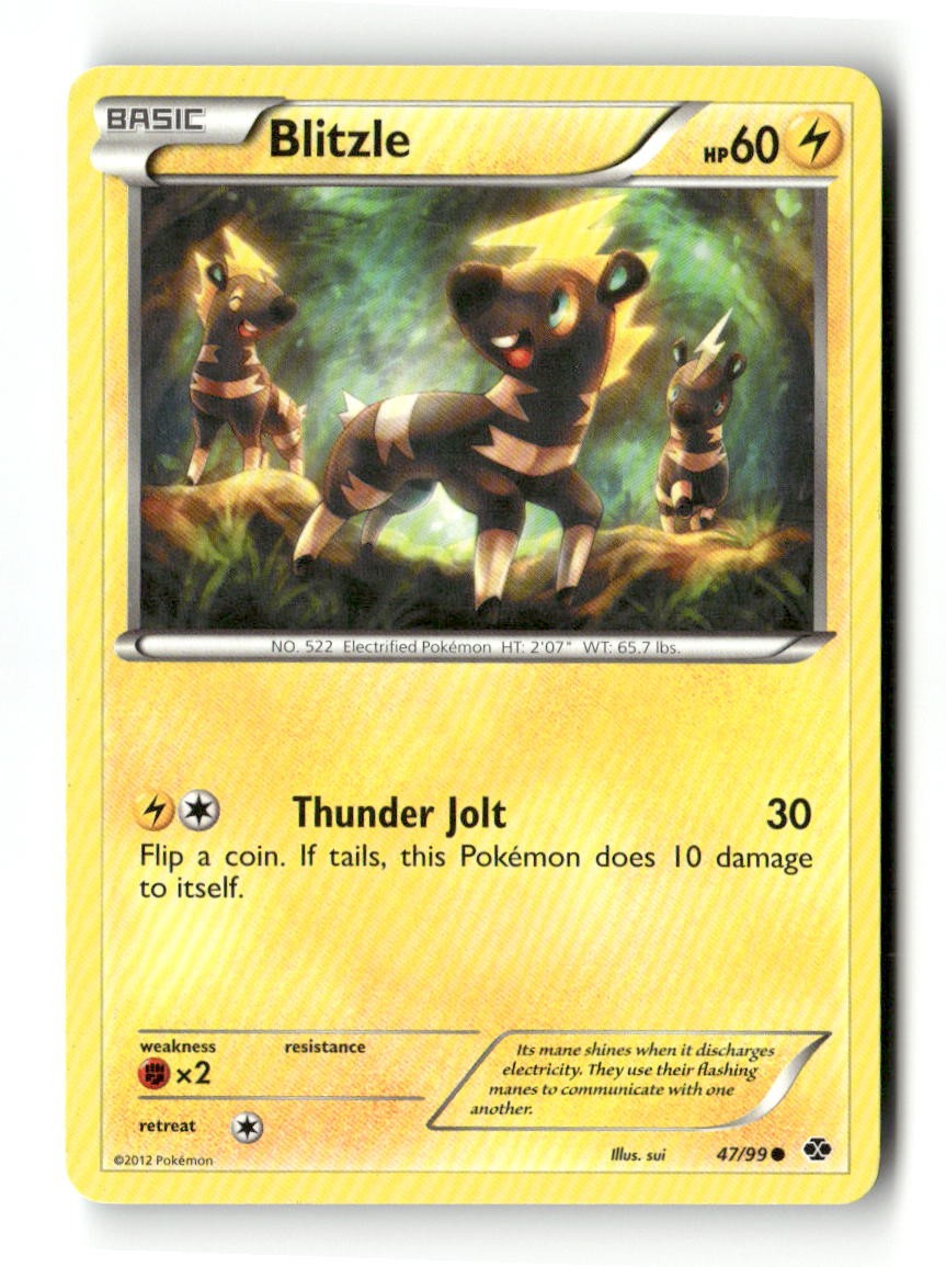 Blitzle 47/99 C Next Destinies Pokemon NM